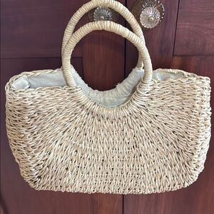 White Stag Natural Woven Tote